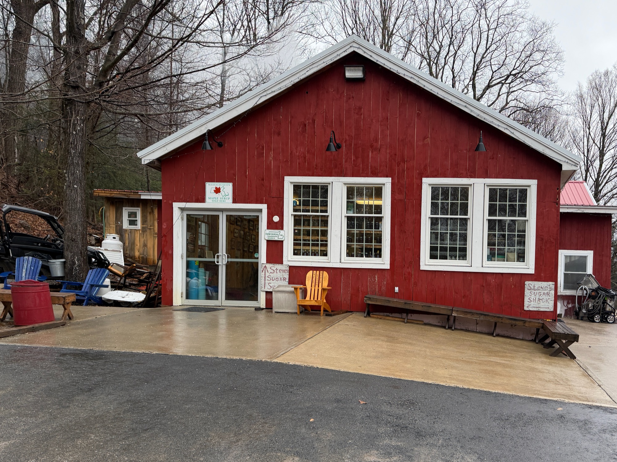 Steve's Sugar Shack exterior — Westhampton, Massachusetts