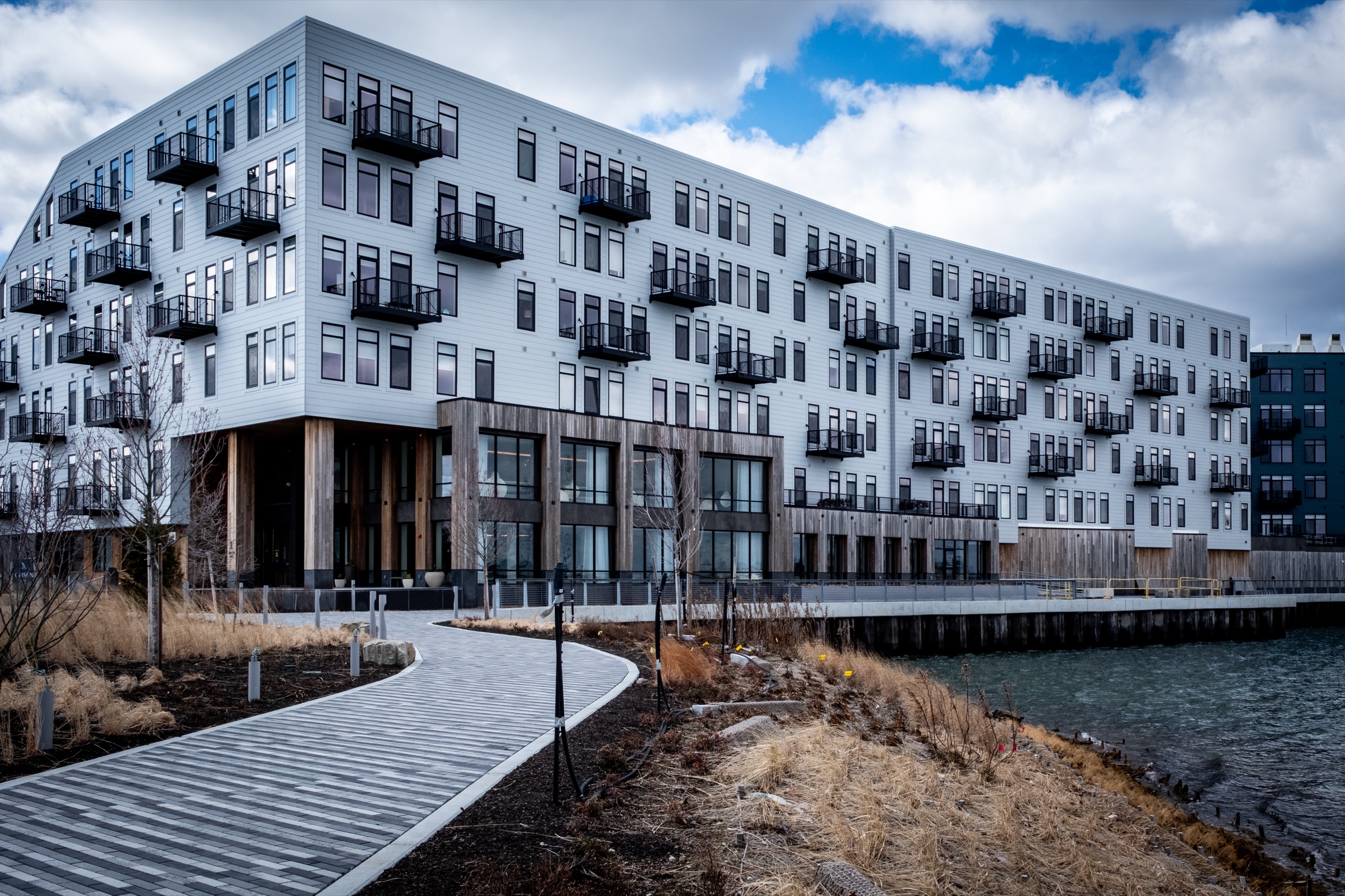 Waterfront residential development, Revere Massachusetts — architectural photography by Bruce Peter Morin